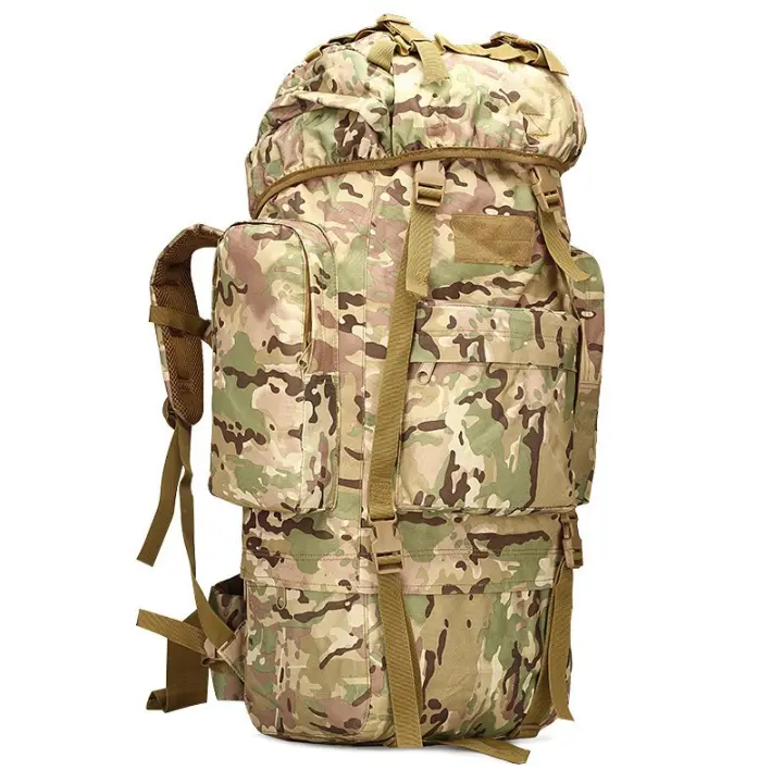 Mochila para exteriores de gran capacidad de 65L, bolsa grande, equipo para exteriores, mochila profesional para senderismo - 1