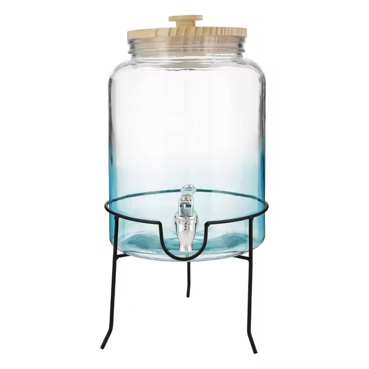 QUID VIBA Dispensador Bebidas 7,5L Transparente Brillo Fácil de limpiar Reciclable - 1