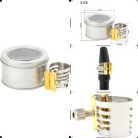 Mandíbula De Saxofón Ajustable Soprano/Alto/Tenor Accesorio De Acero Inoxidable Con Tornillo De Fijación Rápida Clip Para Instrumentos Musicales - details 0