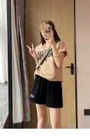 Nuevos Shorts De Lino Para Mujer Verano 2024 Cintura Alta Sobredimensionados Moda Casual Deportiva Pantalones Cortos Tallas S-4XL - details 9