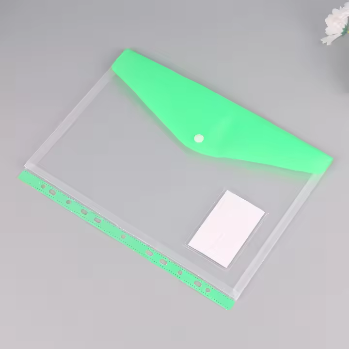 Bolsa De Almacenamiento Transparente Y Impermeable Para Documentos Multiusos Con Diseño En 3D Para Oficina Y Hogar - 1