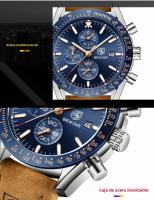 Reloj De Pulsera Deportivo Para Hombre BENYAR 2024 Nueva Marca De Lujo Acero Inoxidable Resistente Al Agua Y Al Choque Cronógrafo - details 5