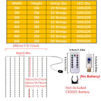 Guirnalda De Luces LED Para Ventana 6x3M/3x3m Con Control Remoto Y Alimentación USB Decoración Navideña Para Casa - details 7