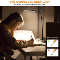 Lámpara De Escritorio LED USB Para Lectura Y Trabajo Luz Nocturna Para Dormitorio Estudio Oficina Con Soporte De Clip - details 8