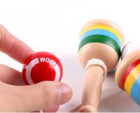 Juguete Montessori De Madera Para Desarrollar La Inteligencia Juego Tradicional De Arrojar Y Catch Con Espada Y Taza Juguetes Educativos Para Niños Aged 7+ - details 9