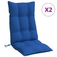 vidaXL Cojines para silla con respaldo alto 2 uds tela Oxford Color Gris,  Beige,  Taupé y mas Cojín Decorativo de Asiento Cojines de muebles de salon - details 5