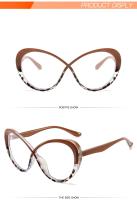 Gafas De Moda KAMMPT Con Marco Oval Sobredimensionado Colores Dulces No Prescrito Diseño Nuevos Y Estilizados Popularidad Alta Para Mujeres - details 8