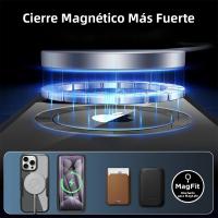 Estuche De Silicona Transparente Magnético De Lujo Para iPhone Con Protección Total Frontal+Retrogradamente Magsafe Antichoque Y Antisuciedad - details 6