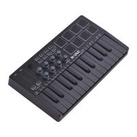Teclado MIDI Controlador 25 Teclas Recargable Machine Maker De Pads De Toque RGB Con Engranajes Asignables Y Botones RGB Para Electrónica De Música - details 3