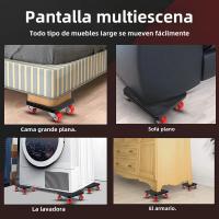 Dolly De Muebles Resistentes Con Ruedas 880LB Herramienta De Levantamiento Y Desplazamiento Fácil Rollos Grandes Para Muebles - details 11