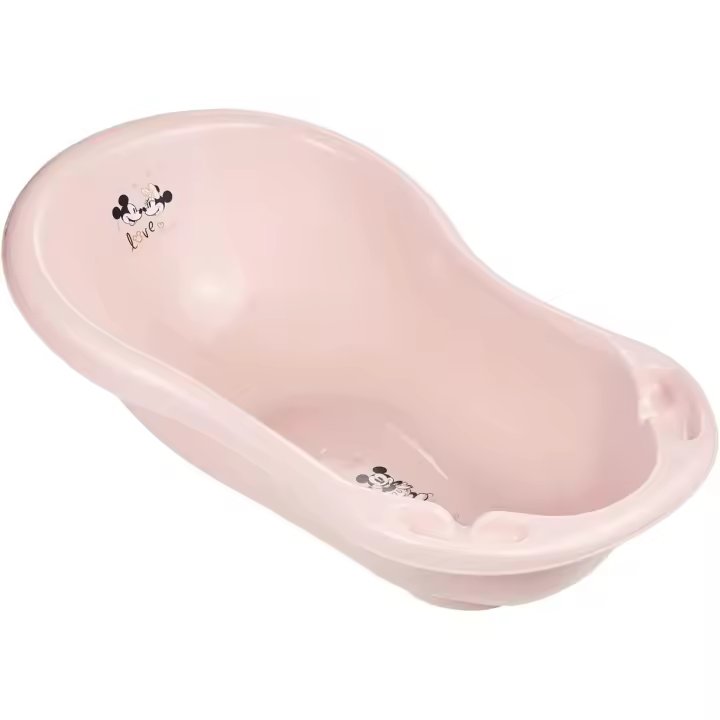 Keeeper Bañera Infantil Mickey Rosa Nórdico 84x49x29cm con Jabonera Incorporada - 1