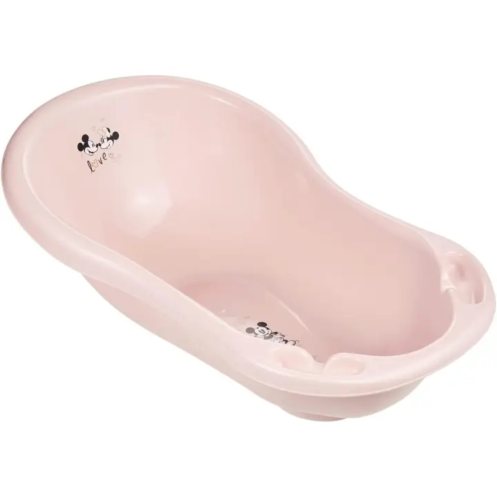 Keeeper Bañera Infantil Mickey Rosa Nórdico 84x49x29cm con Jabonera Incorporada - 1