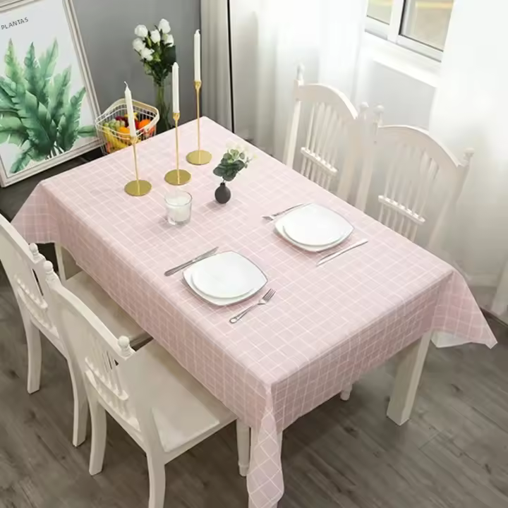 Mantel De Cocina Japonés Impermeable Y Resistente Al Aceite PVC Lattice Sin Lavado Teléfono De Hierro Para Hogar Clásico Estilo Cuadrícula - 1