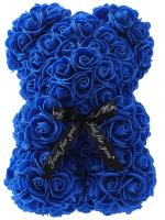 Oso De Rosas Teddy Regalo Para Mamá Novia Cumpleaños Aniversario Valentines Day Mujer Juguete De Muñeco Artificial De Flores Rojas - details 17