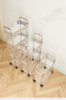 Carrito De Ruedas Multicapa Organizador De Alimentos Y Cosméticos Ecológico Para El Hogar Con 2/3/4 Niveles De Almacenamiento - details 3