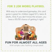 ¿Más o menos juego de Cartas original-¿Qué Tan bueno es tu juicio? 2 Jugadores + Divertido juego de fiestas familiares para adultos y niños - details 0