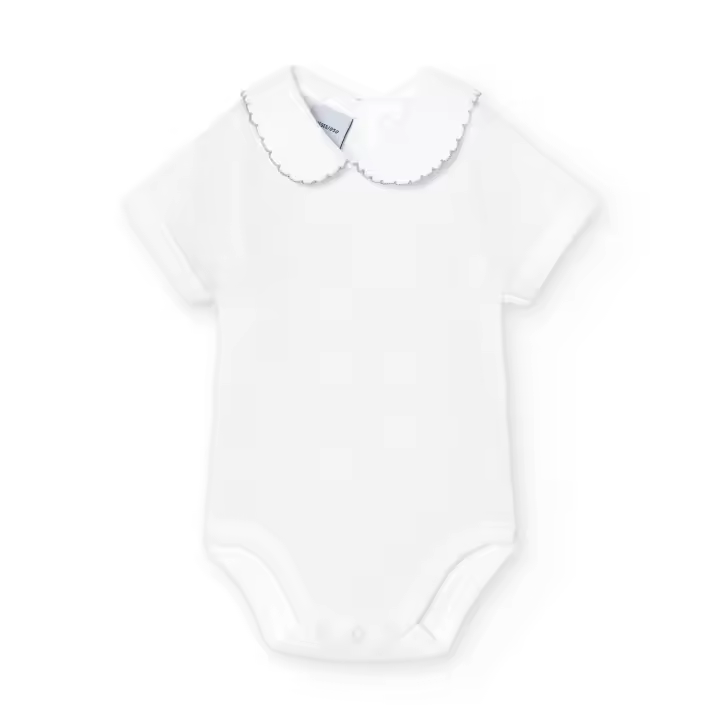 Basicos Babidu pack de 2 bodys manga corta cuello bebe pique - 1