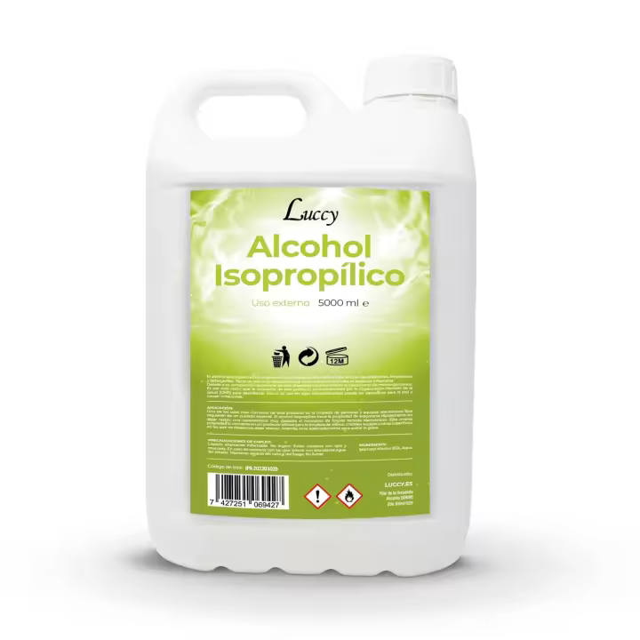 LUCCY Alcohol Isopropílico 85% - Isopropanol - Limpieza y Desinfección de Superficies, Objetivos, Pantallas - 1
