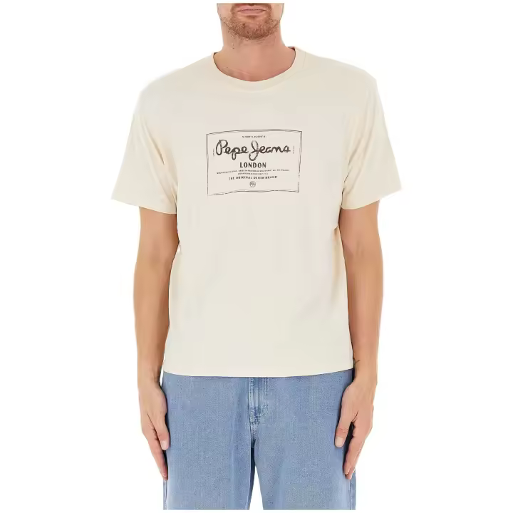 Camiseta de Manga Corta Pepe Jeans  para hombre en color blanco - 1