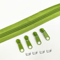 Cremalleras De Nylon Largas Para Costura Y Tailor 1/2/3/5/10 Metros Con Deslizadores 4/8/12/20/40 Piezas Accesorios Para Ropa Y Bolsos - details 3