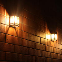 Lámpara Solar Exterior AK-5154 Impermeable Sensibilidad Al Sol Para Jardín Villa Nocturna Luz De Pared Cuadrada De Titanio - details 5