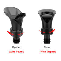 Dispensador De Vino Forma De Pétalos Tapa De Vaciado Y Conservación a Vacío 2-en-1 Almacenamiento Rápido Dispensador De Vino Doméstico Material De Silicona - details 1
