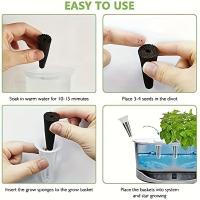 Kit De Iniciador De Plántulas 30/90Pcs Esponja Para Cultivo En Suelo Hidroponía Sistema De Jardín Interior Suplementario De Crecimiento - details 3