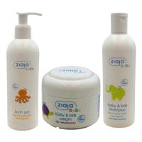 Pack Ziaja Bebé – Champú para Bebés y Niños 270ml + Crema Corporal 50ml + Gel de Ducha 300ml. Set Completo Vegano y Natural para el Cuidado de la Piel, con 97% Ingredientes de Origen Natural. Ideal para Bebés a partir de 3 Meses - details 0