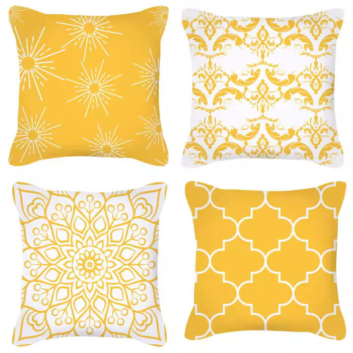 Funda de Almohada Modern Decorative-Diseño Geométrico - 18x18 Pulseras - 1