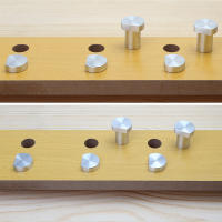 5Pcs Bloque De Límite Para Mesa De Trabajo En Aleación De Aluminio Abrazadera De Freno Herramientas De Carpintería Tamaño 19/20mm - details 6