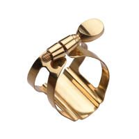 Ligadura De Saxofón Compacta Y Duradera Con Ajuste Por Tornillo Para Soprano Accesorio De Música Sin Marcas De Químicos Producido En China - details 7