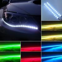 2pcs Luz Flexible LED Adhesiva Autocollante 30cm 15 LEDs Impermeable Para Decoración De Coche Y Hogar Multicolor - details 12