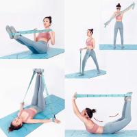 Stretching Straps Hamstring Stretcher Device Elastic Exercise Band Yoga Mat Carrying Straps Leg Exercise Equipment Stretching Strap With Loops For Fle - details 3
