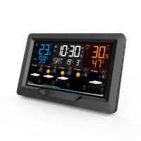 Estación Meteorológica Inteligente Tuya WIFI Medidor De Temperatura Y Humedad Para Interior Y Exterior Con Pronóstico Y Alarma De Clima - details 12