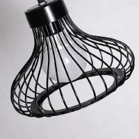 Lámpara De Pared Metálica Negra Retro Montaje En Plano E27 Para Cocina Y Decoración Del Hogar Luz Baja De Acero Y Hierro - details 8