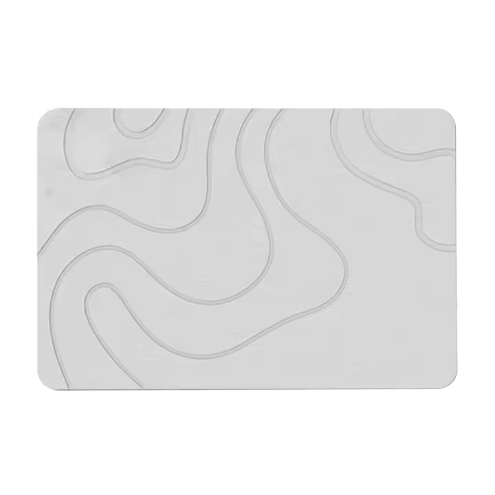 Alfombra De Baño De Piedra De Diatomeas Interior Absorbente Y Secado Ràpido - 1