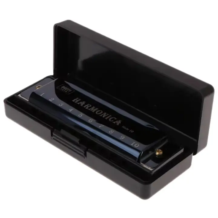 Harmonica Diatónica De 10 Agujeros En Clave De C Con Estuche Para Principiantes Y Niños Regalo Ideal Con Estuche Incluido - 1