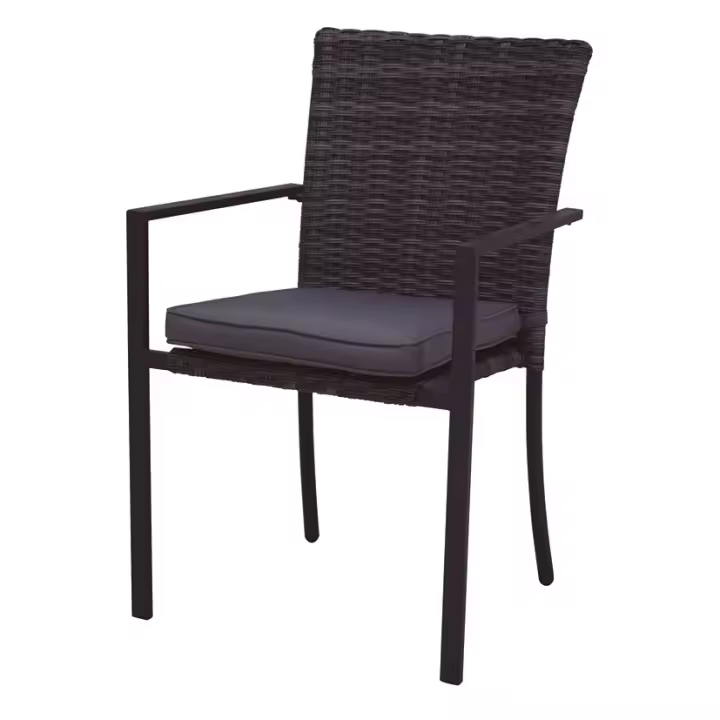 SILLA ACERO/RATÁN. MODELO ARUBA - 1