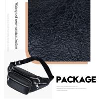 Bolso De Cintura Impermeable De Moda Para Viajes Negro Bolso De Cintura Para Correr Y Senderismo Estilo Cool Y Fashion - details 7