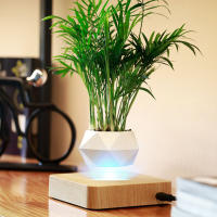 Maceta Flotante Magnética Levitación Para Plantas Sin Tierra Maceta De Rotación Para Decoración Del Hogar Con Diseño De Bonsái - details 8