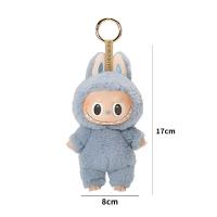 POP MART LABUBU Figura De Colección De Vinilo Macaron Serie Cara Blind Box Juguete De Peluche Colgante Para Juegos De Agua - details 8