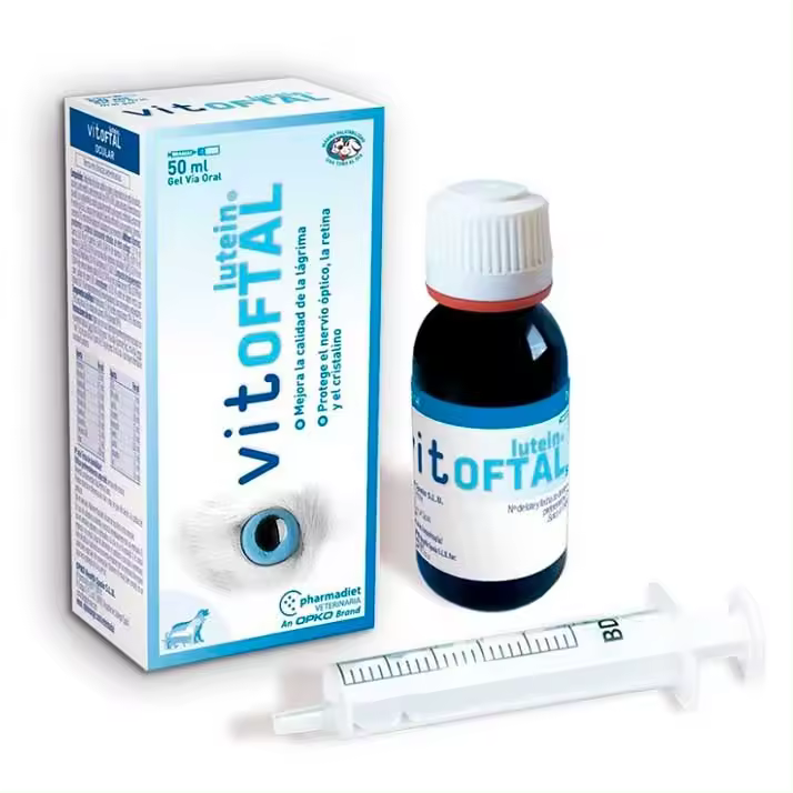 Complemento Alimenticio Vitoftal Lutein Gel 50 Ml - Protección Ocular - 1