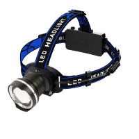 Linterna Frontal LED De Aleación De Aluminio 4-Modos Zoomable Potente Recargable Uso Con Batería 18650 Para Camping Caza - details 0