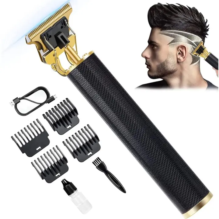 Máquina de Corte de pelo Eléctrico vintage T9 Clipper fur recargable hombre afeitadora trimmer para hombres peluquería profesional Nueva Venta Caliente - 1