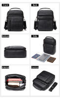 Bolso De Hombro Para Hombre WESTAL De Cuero Genuino Bolsa Mensajera Cruzada Para Tableta De 7.9 Pulgadas Y Móvil Bolsillo De Correa Estilo Vintage - details 17