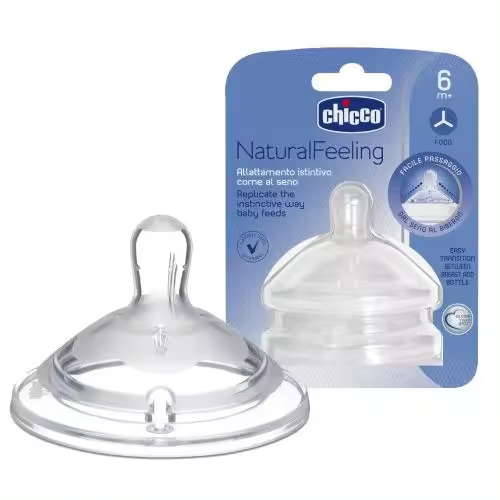 Chicco Tetina Silicona Natural Feeling 2uds - 1