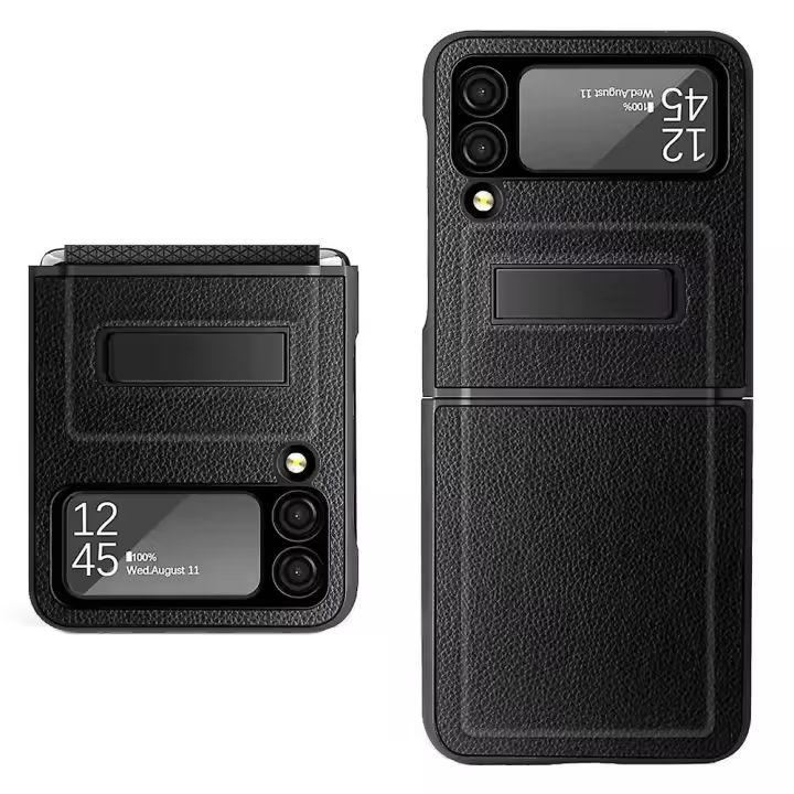 Funda de cuero ultrafina para teléfono compatible con Samsung Galaxy Z Flip 3 5g - 1