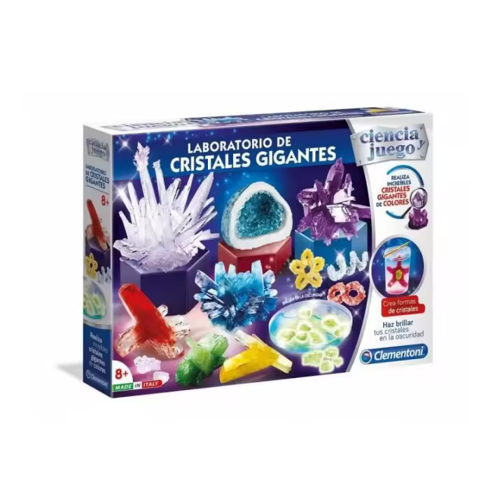 Juego Científico Laboratorio de Cristales Gigantes de Clementoni - 1