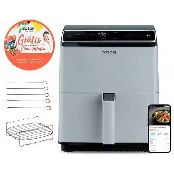 COSORI AIRFRYER DUAL BLAZE CHEF EDITION GRIS 6,4L - 1