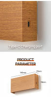 Lámpara De Pared LED Portátil 6W Recargable Con Sensor De Toque Y Luz Nocturna Para Dormitorio Y Escaleras Tres Colores - details 14